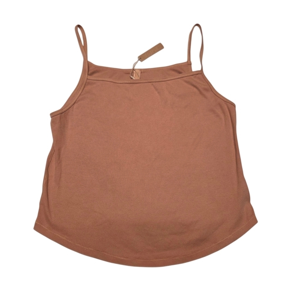 SKIMS Everyday Cotton Rib Camisole Sedona 4X Plus Size Tank Top